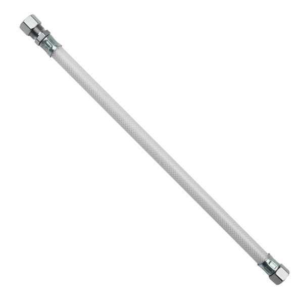 BrassCraft Speedi Plumb 3/8 in. Compression X 3/8 in. D Compression 12 ft. Vinyl Faucet Supply Line