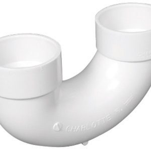 Charlotte Pipe Schedule 40 1-1/2 in. Hub X 1-1/2 in. D Hub PVC U-Bend
