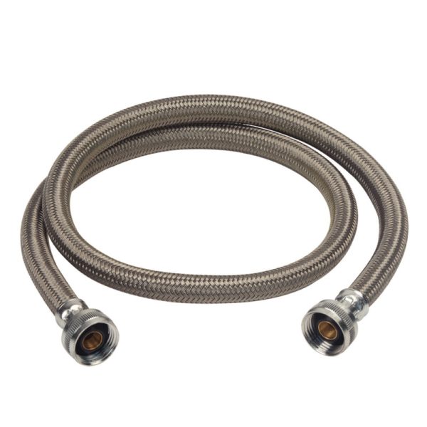 BrassCraft Speedi Plumb 3/4 in. FHT X 3/4 in. D FHT 48 in. Polymer Washing Machine Supply Line
