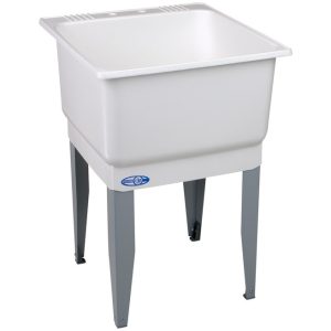 Mustee Utilatub 23 in. W X 25 in. D Single Polypropylene Laundry Tub