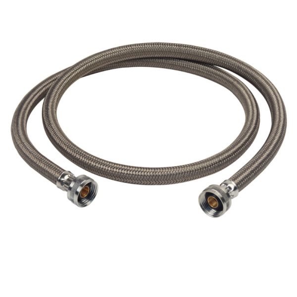 BrassCraft Speedi Plumb Plus 3/4 in. FHT X 3/4 in. D FHT 60 ft. Polymer Washing Machine Supply Line