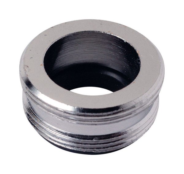 BrassCraft Male Thread 13/16 in.-27 x Male 55/64 in.-27 Chrome Aerator Adapter
