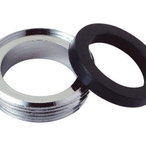 BrassCraft Male Thread 15/16 in.-27M x 55/64 in.-27M Chrome Aerator Adapter