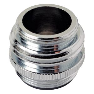BrassCraft Dual Thread 15/16 in.-27M, 075 GHT x 55/64 in.-27F Chrome Plated Aerator Adapter
