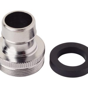 BrassCraft Dual Thread 15/16 in.- 27M x 55/64 in.-27F Chrome Plated Aerator Adapter