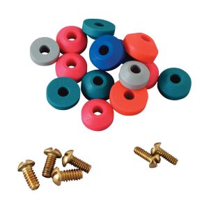 BrassCraft Assorted in. D Rubber Beveled Faucet Washer Assortment 20 pk