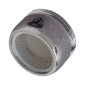 BrassCraft Dual Thread 15/16 in.- 27M x 55/64 in.-27F Chrome Slotless Aerator Adapter