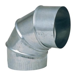 Imperial 7 in. D X 7 in. D Adjustable 90 deg Galvanized Steel Furnace Pipe Elbow
