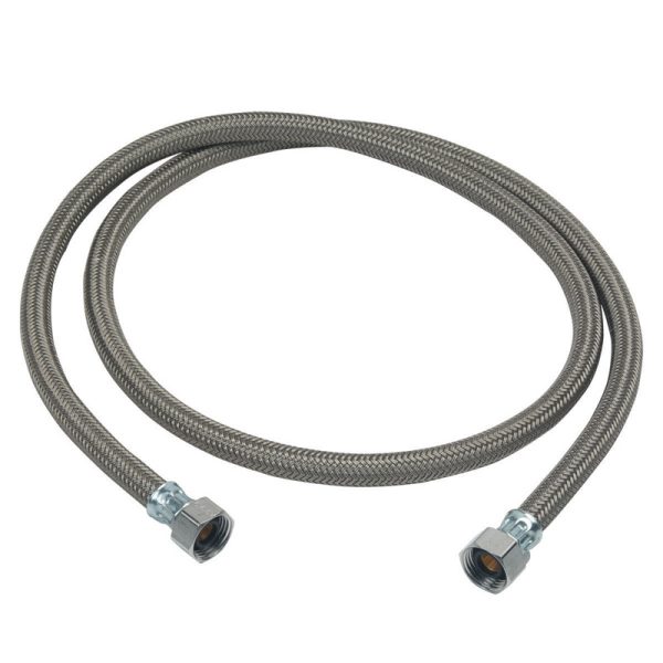 BrassCraft Speedi Plumb 1/2 in. FIP X 1/2 in. D FIP 60 ft. Brass Dishwasher Supply Line