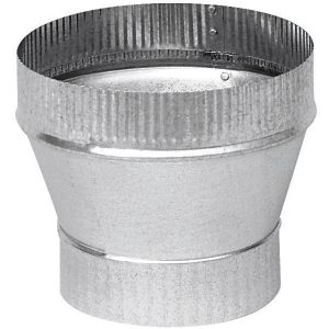 Imperial 5 in. D X 7 in. D Galvanized Steel Stove Pipe Increaser