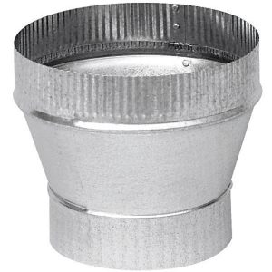 Imperial 7 in. D X 8 in. D Galvanized Steel Stove Pipe Increaser