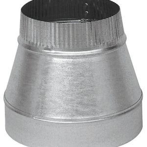Imperial 9 in. D X 8 in. D Galvanized Steel Furnace Pipe Reducer