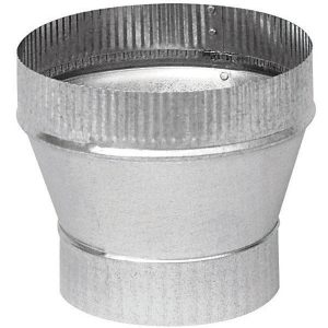 Imperial 8 in. D X 9 in. D Galvanized Steel Stove Pipe Increaser