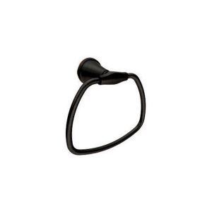 Moen Tiffin Mediterranean Bronze Towel Ring Metal