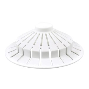 Danco 5-1/2 in. White Plastic Bathtub Hair Catcher