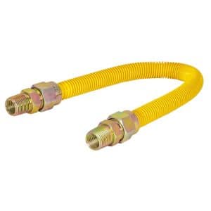 Eastman ProCoat 1/2 in. FIP X 1/2 in. D MIP 36 in. Stainless Steel Gas Connector