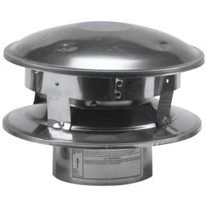 Selkirk 4 in. D Stainless Steel Termination Cap