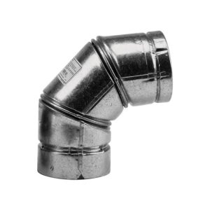 Selkirk 4 in. D X 4 in. D 90 deg Stainless Steel Pellet Stove Vent Elbow