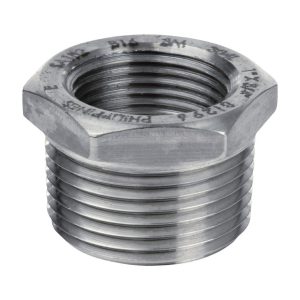 Smith-Cooper 3/4 in. MPT X 1/4 in. D FPT Stainless Steel Hex Bushing