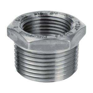 Smith-Cooper 3/4 in. MPT X 3/8 in. D FPT Stainless Steel Hex Bushing