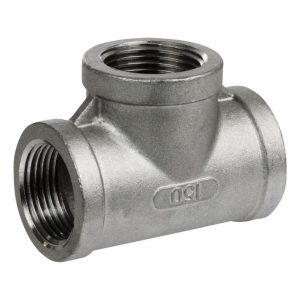 Smith-Cooper 1-1/2 in. FPT X 1-1/2 in. D FPT Stainless Steel Tee