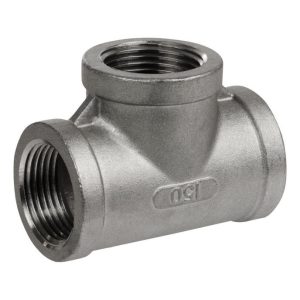 Smith-Cooper 2 in. FPT X 2 in. D FPT Stainless Steel Tee
