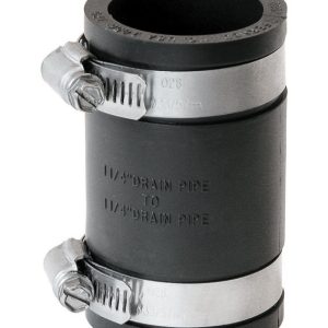 Fernco Schedule 40 1-1/4 in. Hub each X 1-1/4 in. D Hub PVC Flexible Coupling 1 pk