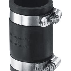 Fernco Schedule 40 2 in. Hub each X 2 in. D Hub PVC Flexible Coupling 1 pk
