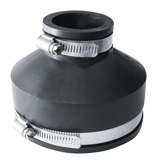 Fernco Schedule 40 4 in. Hub X 1-1/2 in. D Hub PVC Flexible Coupling
