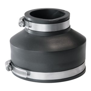 Fernco Schedule 40 4 in. Hub X 2 in. D Hub PVC Flexible Coupling
