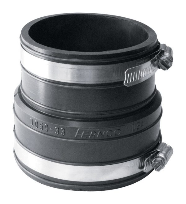 Fernco Schedule 40 3 in. Socket X 3 in. D Socket PVC Flexible Coupling 1 pk