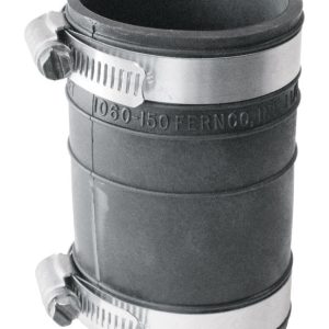 Fernco Schedule 40 1-1/2 in. Socket X 1-1/2 in. D Socket PVC Flexible Coupling