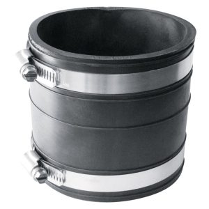 Fernco Schedule 40 3 in. Socket X 3 in. D Socket PVC Flexible Coupling