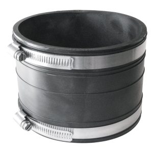 Fernco Schedule 40 4 in. Socket X 4 in. D Socket PVC Flexible Coupling