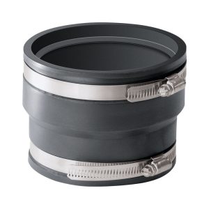 Fernco Schedule 40 3 in. Hub X 3 in. D Hub PVC Flexible Coupling
