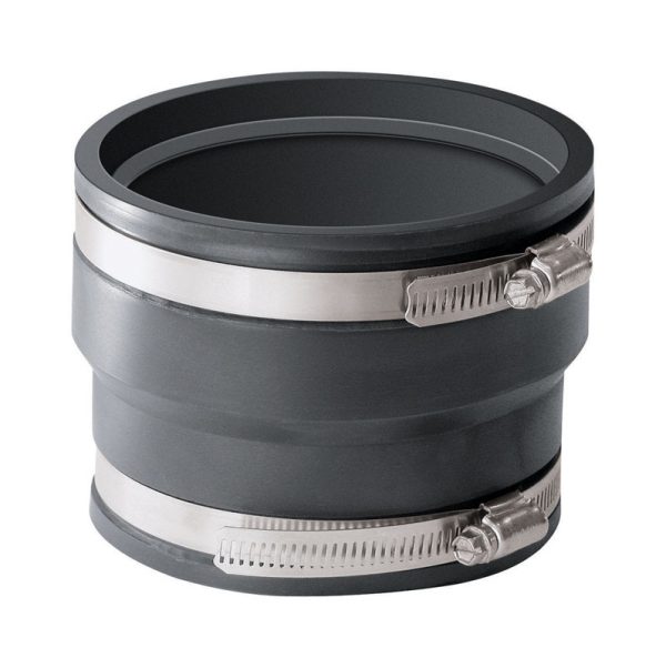 Fernco Schedule 40 3 in. Hub X 3 in. D Hub PVC Flexible Coupling