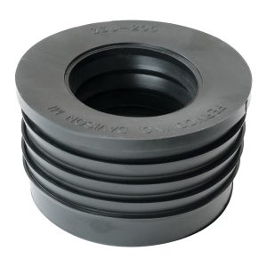 Fernco Schedule 40 3 in. Compression X 2 in. D Compression PVC Donut Fitting 1 pk
