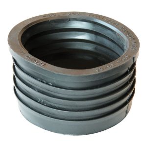 Fernco Schedule 40 3 in. Compression X 3 in. D Compression PVC Donut Fitting 1 pk