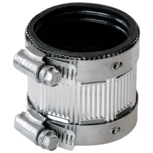 Fernco Schedule 40 1-1/2 in. 1-1/2 in. D PVC No Hub Coupling