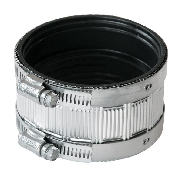 Fernco Schedule 40 3 in. 3 in. D PVC No Hub Coupling