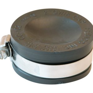 Fernco Schedule 40 2 in. Hub Hub PVC Drain Cap 1 pk