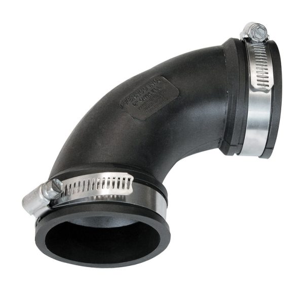 Fernco Schedule 40 2 in. Hub X 2 in. D Hub PVC Elbow