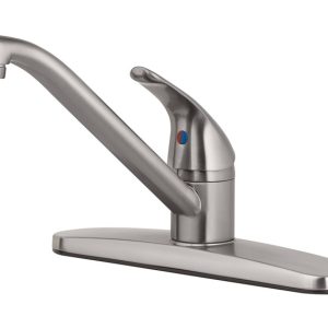 OakBrook Essentials One Handle Brushed Nickel Kitchen Faucet