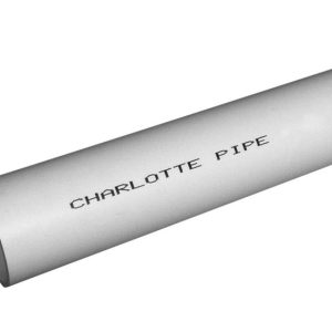 Charlotte Pipe Schedule 40 PVC Foam Core Pipe 3 in. D X 5 ft. L Plain End 0 psi