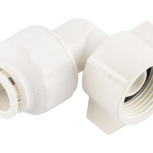 SharkBite Quick Connect Push to Connect 1/2 in. NPS X 3/8 in. D Female Swivel Elbow