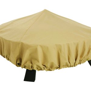 Classic Accessories 44 in. W Sand Polyester Fire Pit Cover