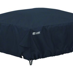 Classic Accessories 12 in. H X 36 in. W X 36 in. L Black Polyester Fire Pit Cover