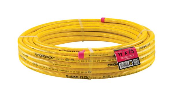 Home-Flex 1/2 in. X 75 ft. L Stainless Steel CSST Gas Tubing