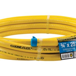 Home-Flex 3/4 in. X 25 ft. L Stainless Steel CSST Gas Tubing