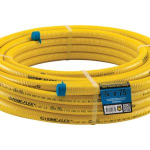 Home-Flex CSST Flexible Gas Tubing 3/4 in. D X 75 ft. L
